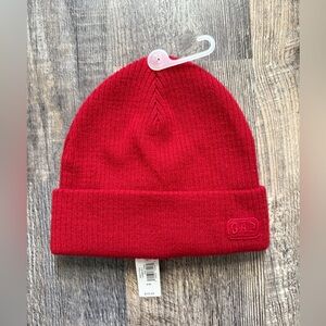 GAP Red Knit Beanie Hat